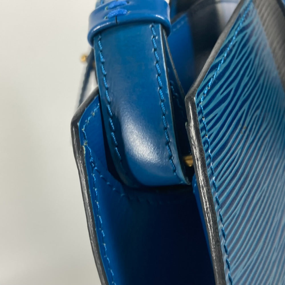 LOUIS VUITTON Shoulder Bag M52255 Epi Leather blue Epi Cluny Women Used Authentic