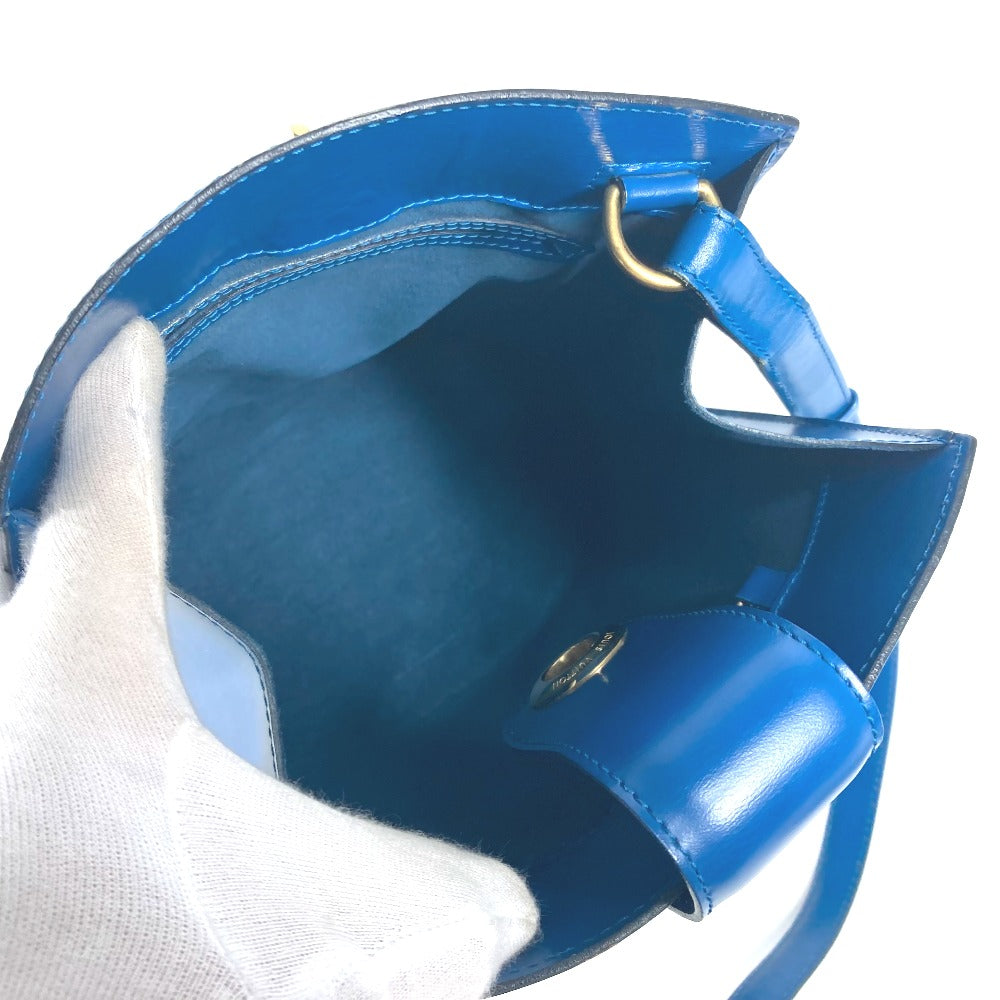 LOUIS VUITTON Shoulder Bag M52255 Epi Leather blue Epi Cluny Women Used Authentic