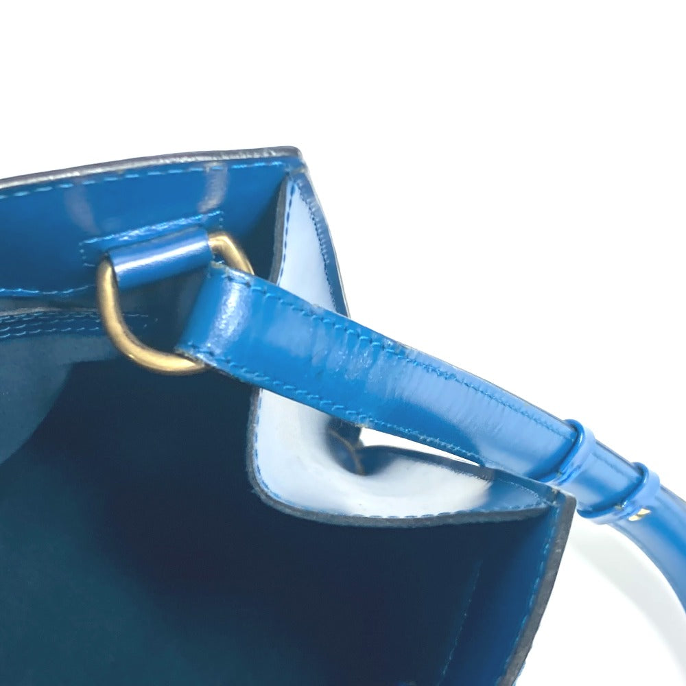 LOUIS VUITTON Shoulder Bag M52255 Epi Leather blue Epi Cluny Women Used Authentic