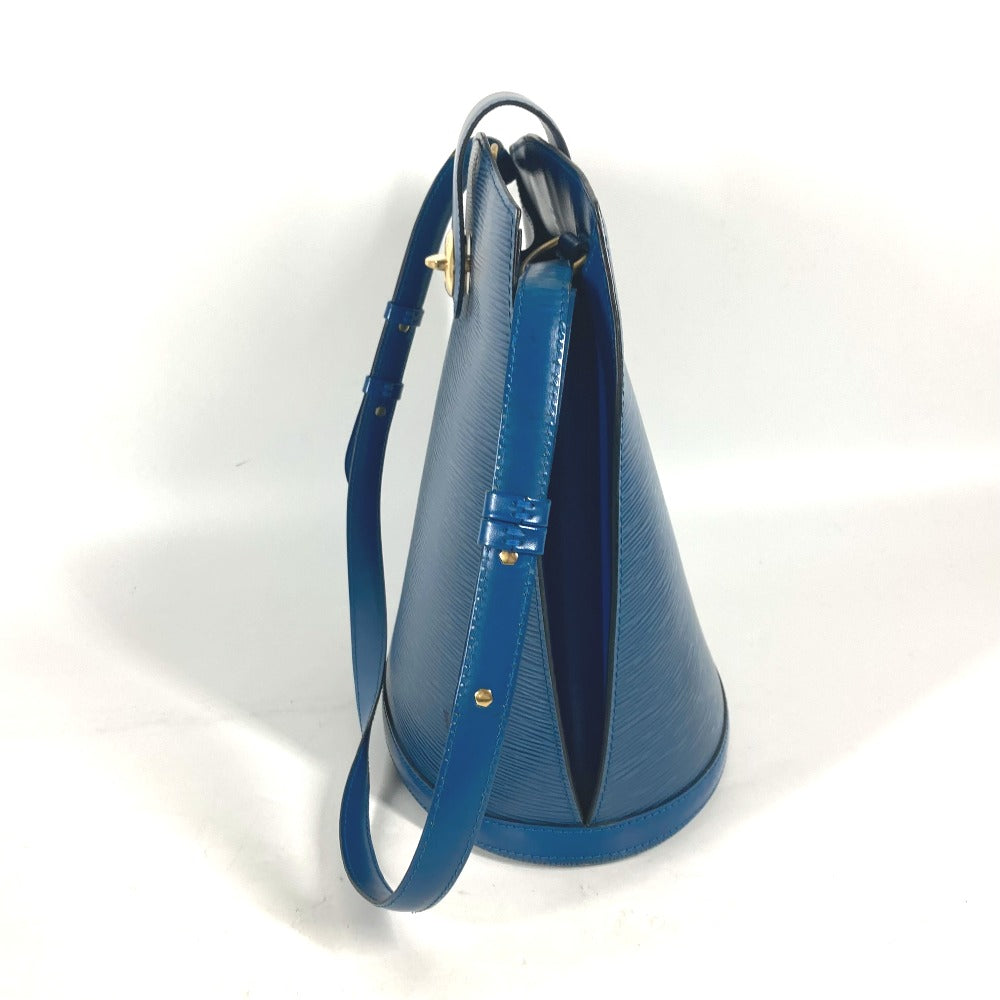 LOUIS VUITTON Shoulder Bag M52255 Epi Leather blue Epi Cluny Women Used Authentic