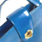 LOUIS VUITTON Shoulder Bag M52255 Epi Leather blue Epi Cluny Women Used Authentic