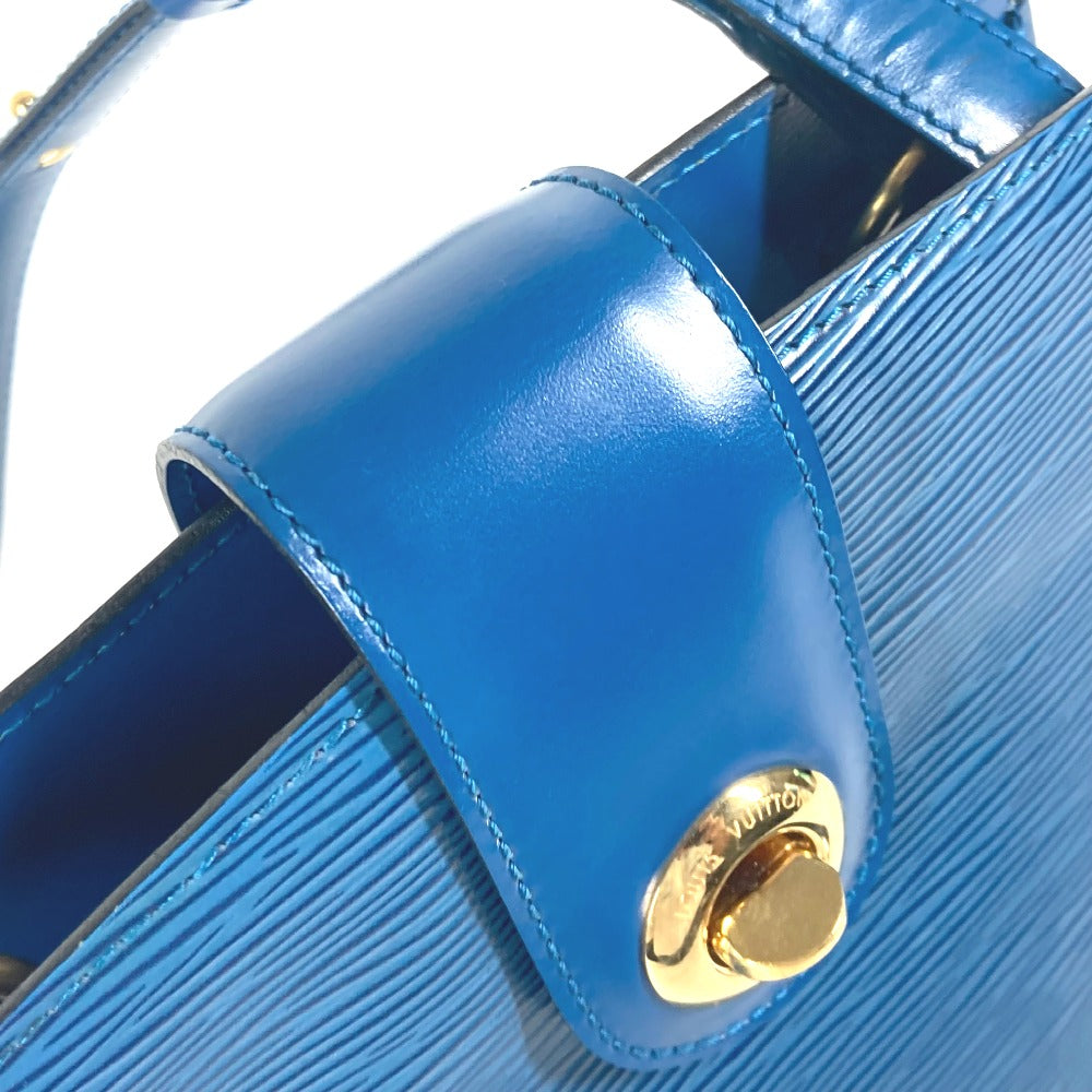 LOUIS VUITTON Shoulder Bag M52255 Epi Leather blue Epi Cluny Women Used Authentic