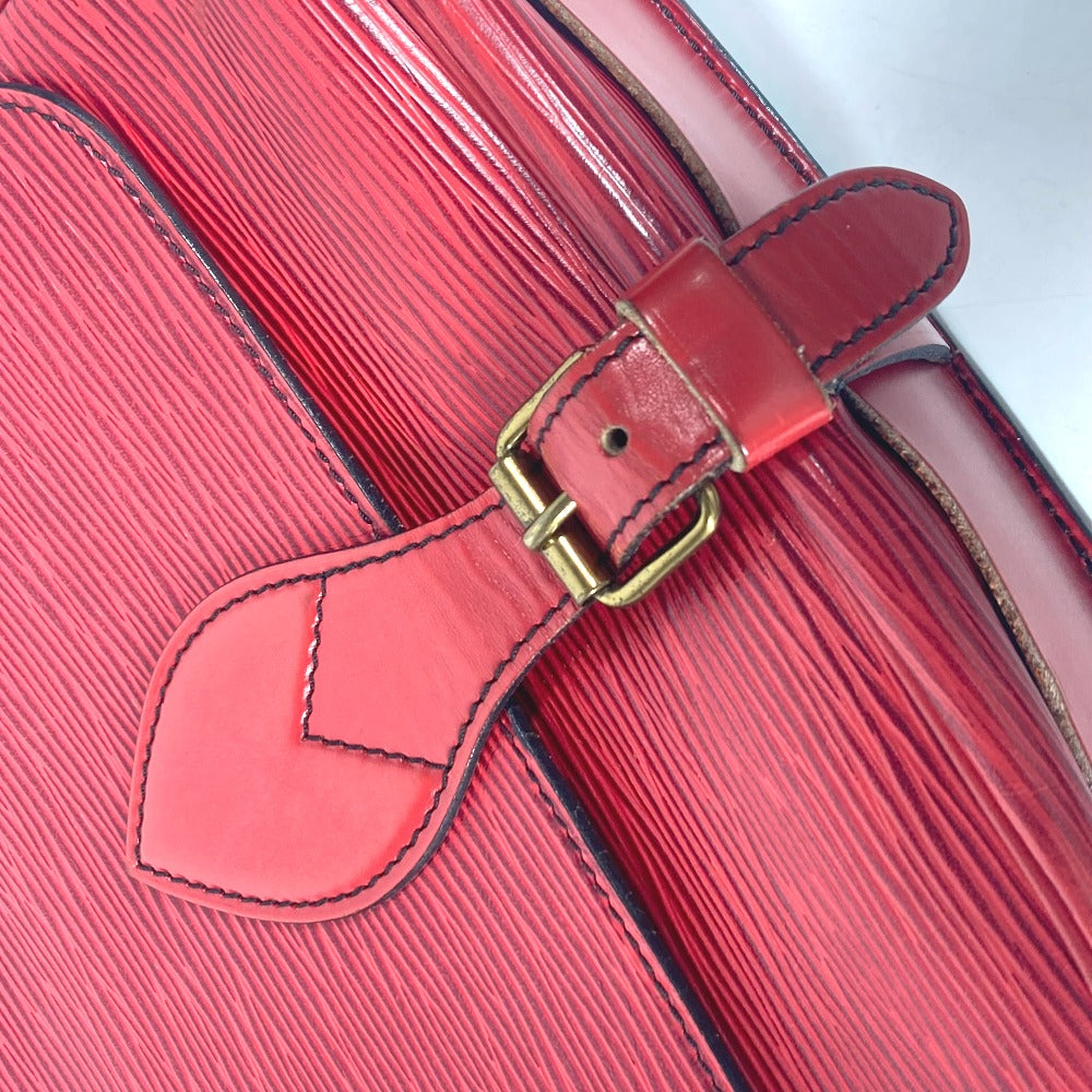 LOUIS VUITTON Shoulder Bag M52247 Epi Leather Red Epi Cartouchiere Women Used Authentic