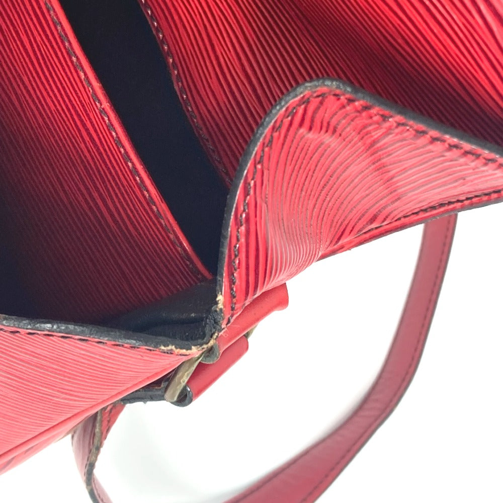 LOUIS VUITTON Shoulder Bag M52247 Epi Leather Red Epi Cartouchiere Women Used Authentic