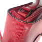 LOUIS VUITTON Shoulder Bag M52247 Epi Leather Red Epi Cartouchiere Women Used Authentic