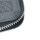 LOUIS VUITTON Long Wallet Purse N63095 Damier Grafitto Canvas black Zippy Wallet Vertical mens Used Authentic