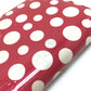 LOUIS VUITTON Long Wallet Purse M91572 Patent leather Rouge Vernis Dot Infinity Zippy wallet Women Used Authentic