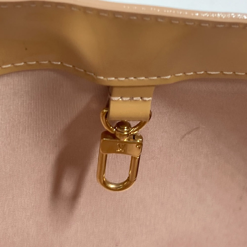 LOUIS VUITTON Tote Bag M91642 Monogram Vernis beige Monogram Vernis Wilshire PM Women Used Authentic