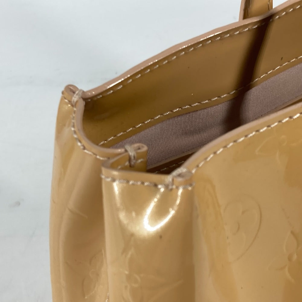 LOUIS VUITTON Tote Bag M91642 Monogram Vernis beige Monogram Vernis Wilshire PM Women Used Authentic