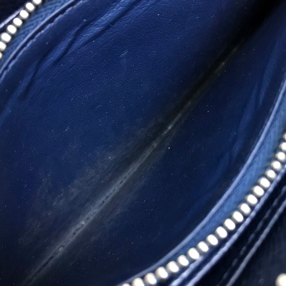 LOUIS VUITTON Long Wallet Purse M60307 Epi Leather blue Epi Zippy wallet Women Used Authentic