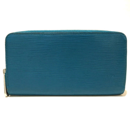 LOUIS VUITTON Long Wallet Purse M60311 Epi Leather blue Epi Zippy wallet unisex(Unisex) Used Authentic