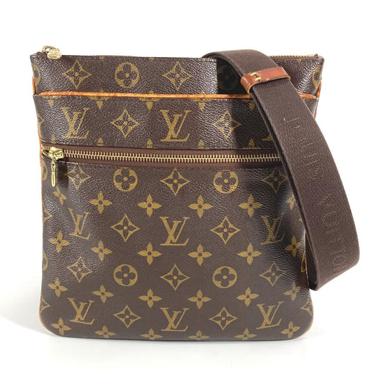 LOUIS VUITTON Shoulder Bag M40524 Monogram canvas Brown Monogram Pochette Valmy