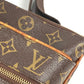 LOUIS VUITTON Shoulder Bag M40524 Monogram canvas Brown Monogram Pochette Valmy
