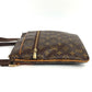 LOUIS VUITTON Shoulder Bag M40524 Monogram canvas Brown Monogram Pochette Valmy