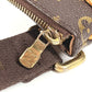 LOUIS VUITTON Shoulder Bag M40524 Monogram canvas Brown Monogram Pochette Valmy