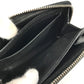 LOUIS VUITTON Coin case M32832 Taiga Leather black Taiga Zip around purse mens Used Authentic