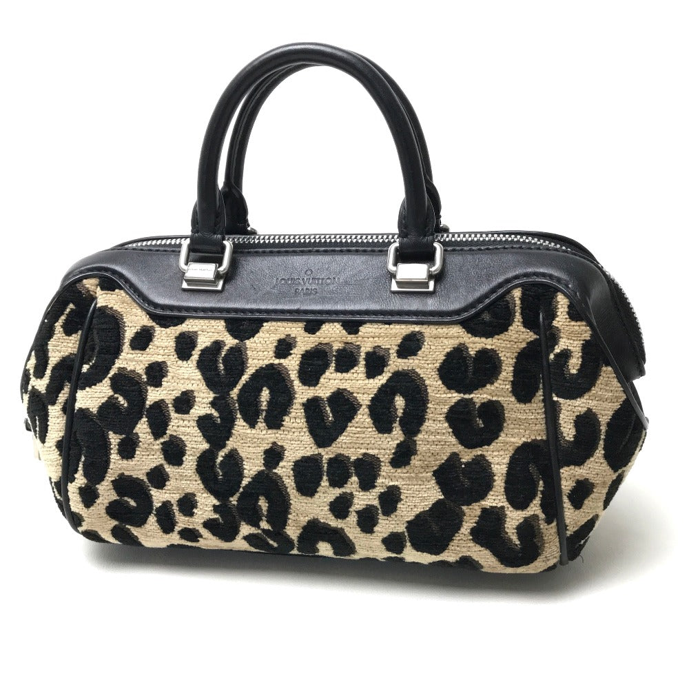 LOUIS VUITTON Handbag M94257 leather beige Leopard Baby Women Used Authentic