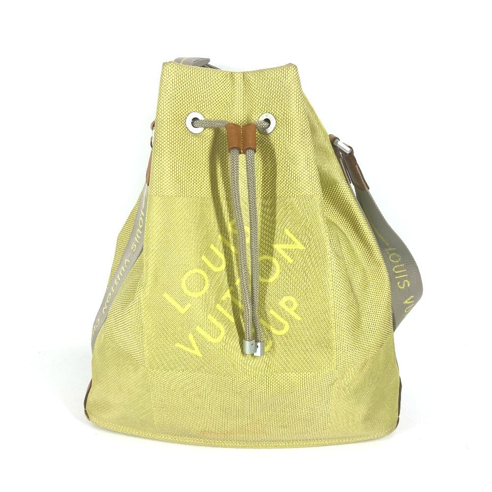 LOUIS VUITTON Shoulder Bag M80635 Damier Jean Canvas yellow LV Cup Damier Geant volunteer