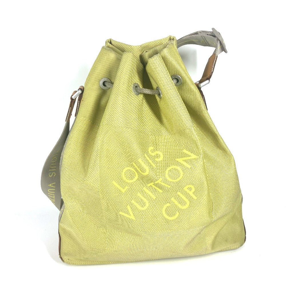 LOUIS VUITTON Shoulder Bag M80635 Damier Jean Canvas yellow LV Cup Damier Geant volunteer