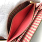 LOUIS VUITTON Long Wallet Purse N63026 Damier canvas Brown Damier Trunk Zippy wallet Women Used Authentic