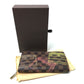 LOUIS VUITTON Long Wallet Purse N63026 Damier canvas Brown Damier Trunk Zippy wallet Women Used Authentic