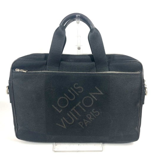 LOUIS VUITTON Business bag N58035 Damier Jean Canvas black Damier Jean Associate GM