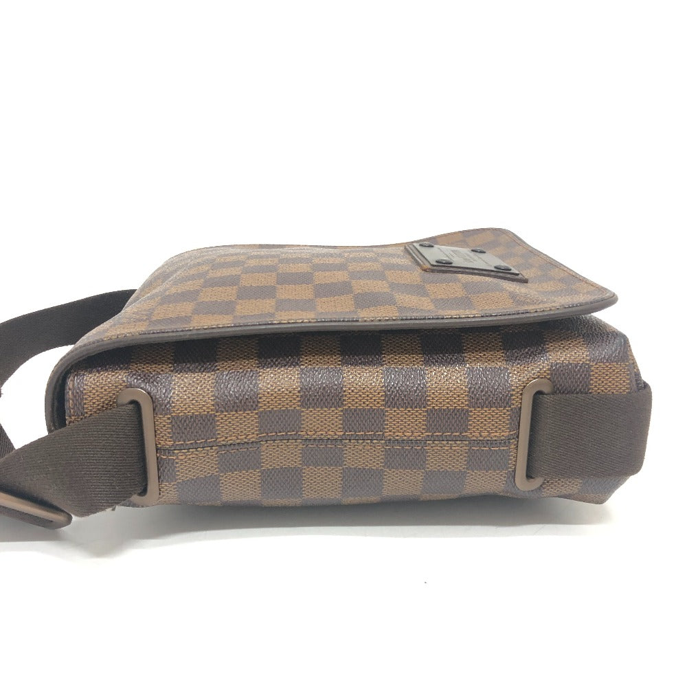 LOUIS VUITTON Shoulder Bag N51210 Damier canvas Brown Brooklyn PM