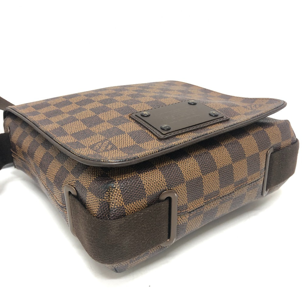 LOUIS VUITTON Shoulder Bag N51210 Damier canvas Brown Brooklyn PM