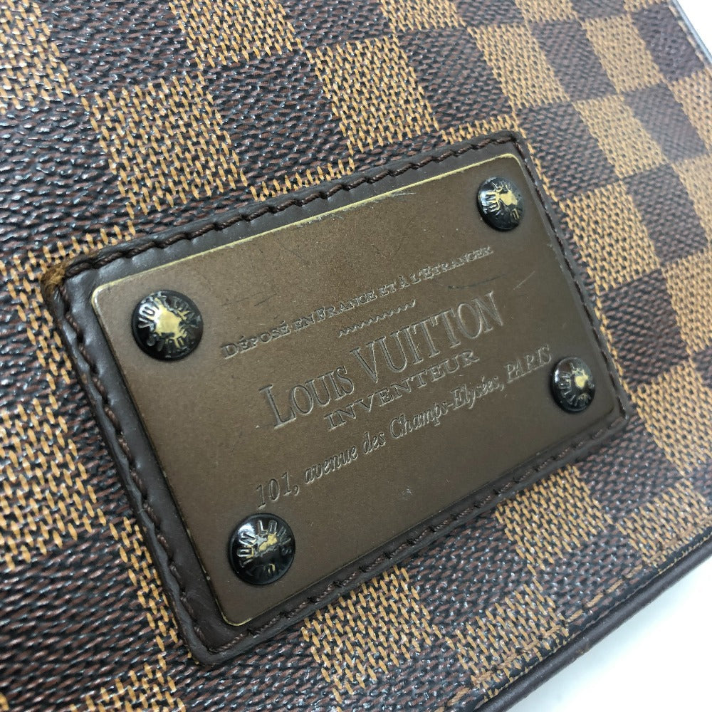 LOUIS VUITTON Shoulder Bag N51210 Damier canvas Brown Brooklyn PM