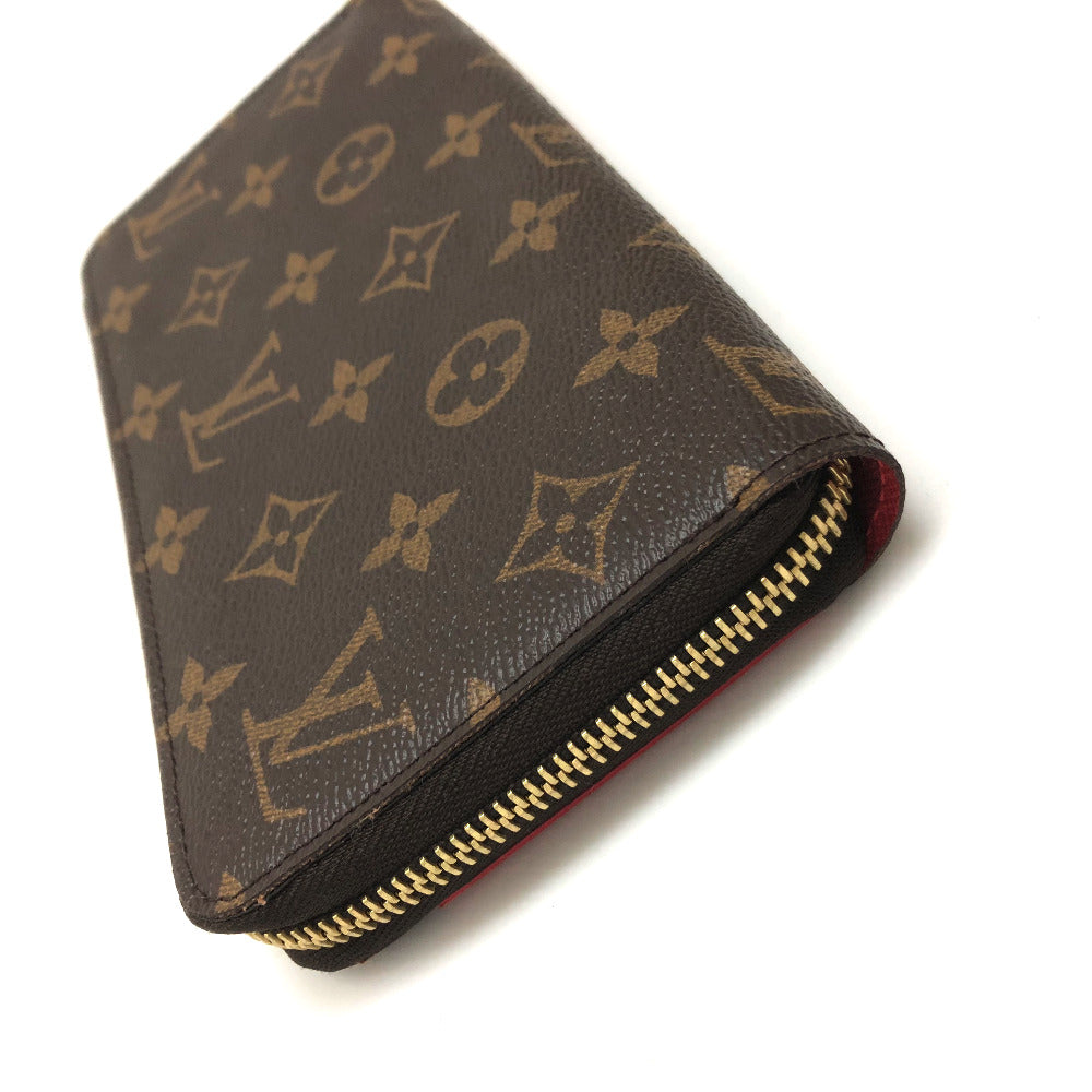 LOUIS VUITTON Long Wallet Purse M61364 Monogram canvas Brown Monogram zippy wallet totem Women Used Authentic