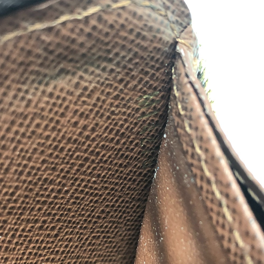LOUIS VUITTON Long Wallet Purse M42616 Monogram canvas Brown Zippy wallet mens Used Authentic