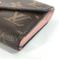 LOUIS VUITTON Trifold wallet M62360 Monogram canvas Brown Monogram Portefeuille Victorine