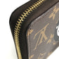 LOUIS VUITTON Long Wallet Purse M62149  Monogram canvas Brown Monogram sticker Zippy Wallet World Tour Women Used Authentic