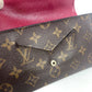 LOUIS VUITTON Long Wallet Purse M62155 Monogram canvas Brown Monogram Portefeuille Jeanne