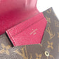 LOUIS VUITTON Long Wallet Purse M62155 Monogram canvas Brown Monogram Portefeuille Jeanne
