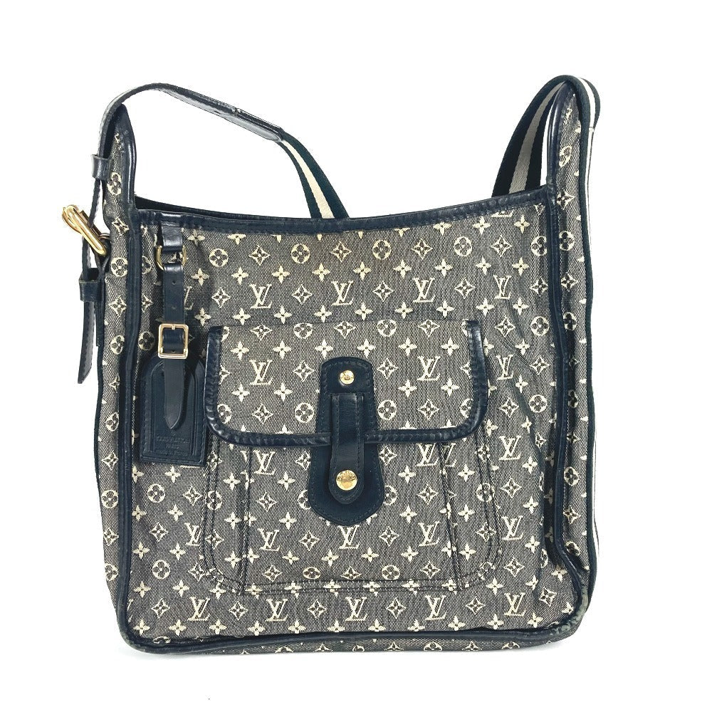 LOUIS VUITTON Shoulder Bag M92324 Monogram mini canvas Navy Monogram mini Bussus Marie Kate