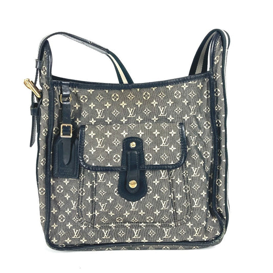 LOUIS VUITTON Shoulder Bag M92324 Monogram mini canvas Navy Monogram mini Bussus Marie Kate