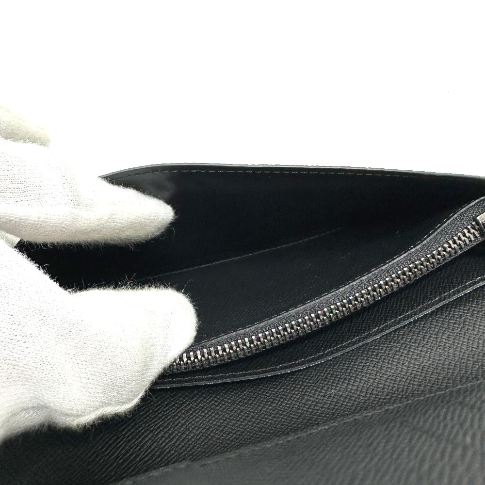 LOUIS VUITTON Long Wallet Purse M61697 Monogram Eclipse Canvas black Portefeuille Braza