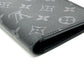LOUIS VUITTON Long Wallet Purse M61697 Monogram Eclipse Canvas black Portefeuille Braza