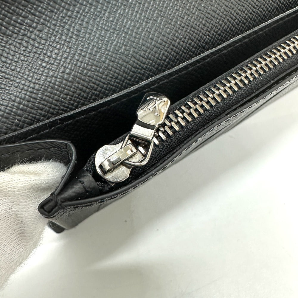 LOUIS VUITTON Long Wallet Purse M61697 Monogram Eclipse Canvas black Portefeuille Braza
