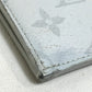 LOUIS VUITTON Clutch bag M61745 Monogram canvas Gray x red x navy Monogram white Pochette Jules PM mens Used Authentic