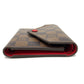 LOUIS VUITTON Folded wallet N41659 Damier canvas Brown Portefeuille Victorine