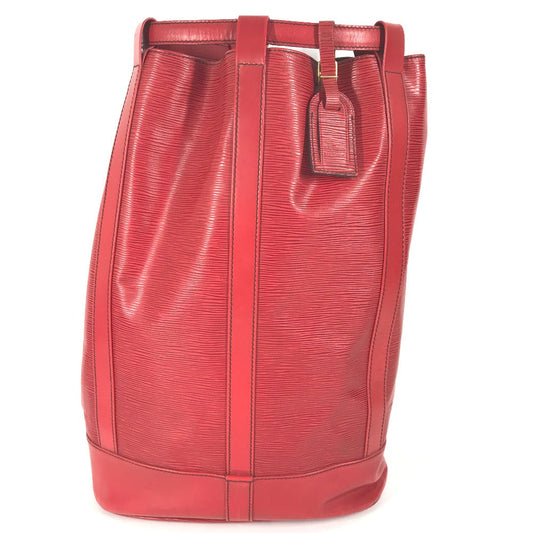 LOUIS VUITTON Shoulder Bag M43087 Epi Leather Red Epi RandonneeGM Women Used Authentic
