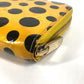 LOUIS VUITTON Long Wallet Purse M91571 Patent leather yellow Yayoi Kusama Vernis Dot Infinity Zippy wallet
