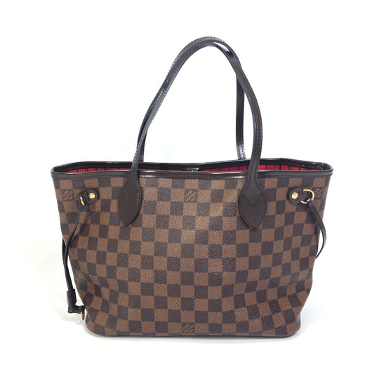 LOUIS VUITTON Tote Bag N41359 Damier canvas Brown Damier Never full PM Women Used Authentic
