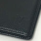 LOUIS VUITTON Folded wallet M30462 Taiga Leather black Porte Billets�ECartes Crdit mens Used Authentic