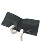 LOUIS VUITTON Folded wallet M30462 Taiga Leather black Porte Billets�ECartes Crdit mens Used Authentic
