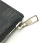 LOUIS VUITTON Coin case N61237 Damier Grafitto Canvas black Damier Grafitte Porto Monnaie mens Used Authentic