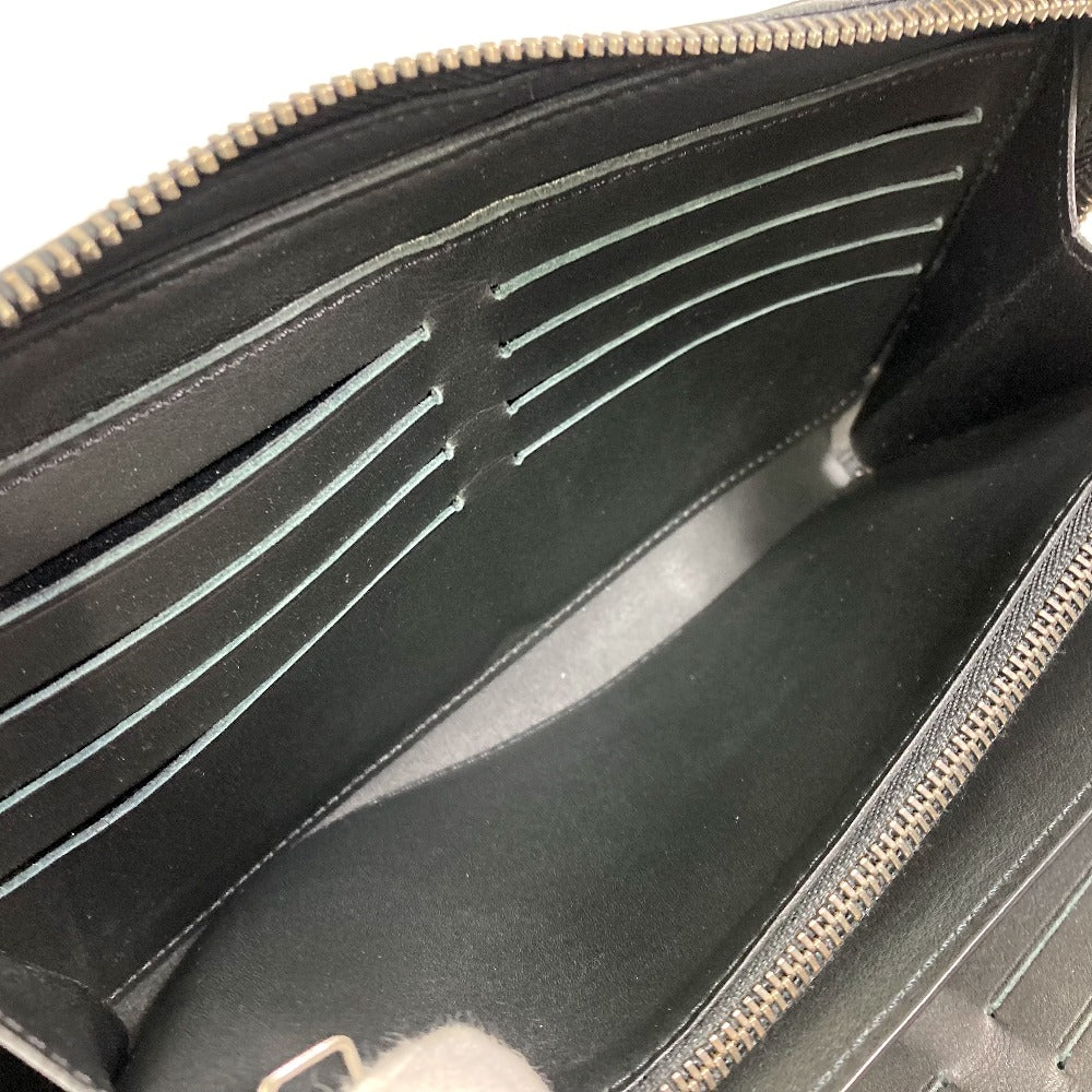 LOUIS VUITTON Long Wallet Purse N61254 Damier Anfini Leather black Damier Anfini Zippy XL