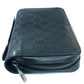 LOUIS VUITTON Long Wallet Purse N61254 Damier Anfini Leather black Damier Anfini Zippy XL